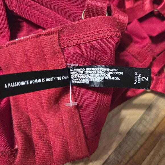 Torrid Straps And Rings Satin Bodysuit - Picture 13 of 13